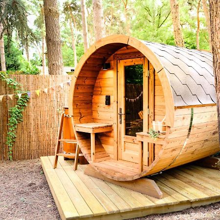 Boshuisje Pinus Sonnevijver Residences Lanaken Bagian luar foto